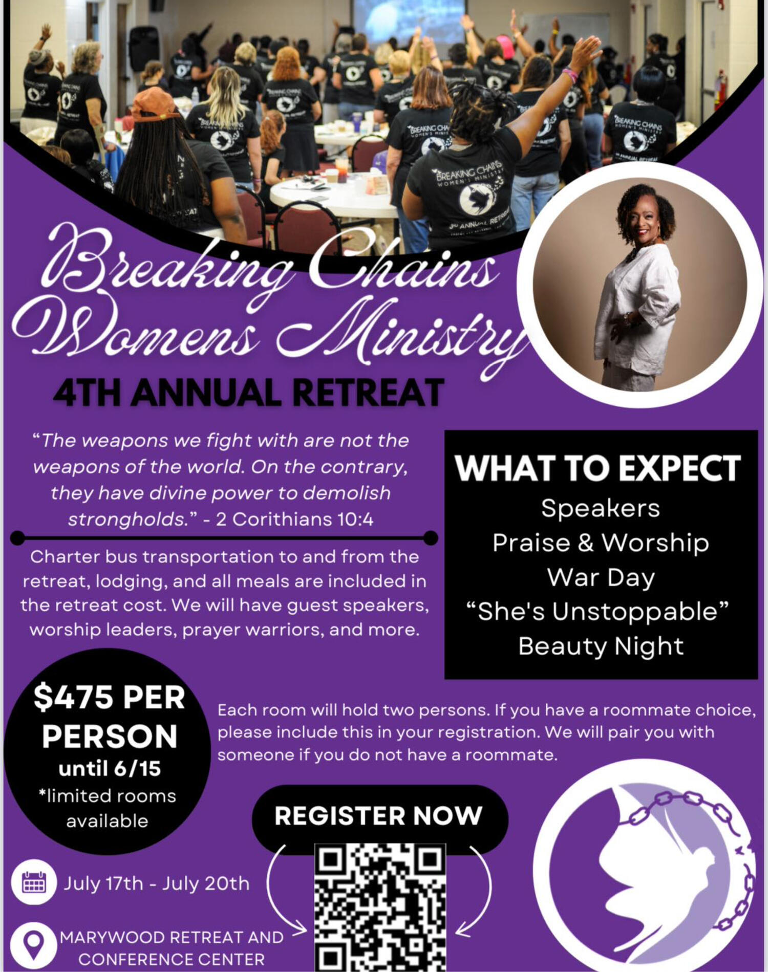 Breaking Chains Women's Ministry Annual Retreat